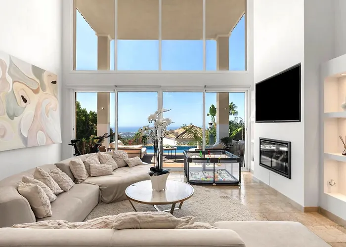 Olga Marbella- Golden Mile -breathtaking Sea View- Private Pool Willa